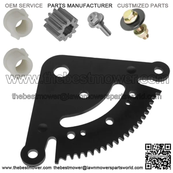 Steering Sector & Pinion Gear W/Bushings for John Deere D130 D140 D150 D160 D170
