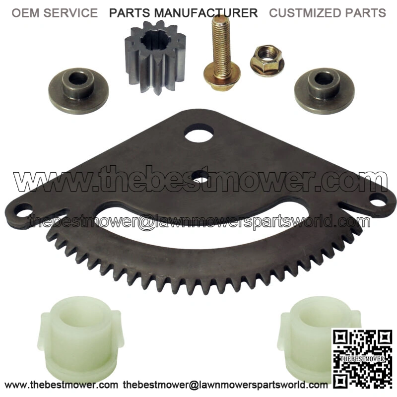 Selective Sector Gear Pinion Gear W/Bushings for John Deere Scotts L2048 L2548