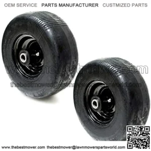 PROVENPART 2 Pack Front Solid Puncture Proof Tire Assembly Replaces Stander 72460026 No Flat 11x4x5