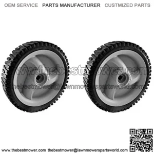 583719501 Lawn Mower Wheel, 8 x 1.75-in, 2-Pack, Genuine Original Equipment Manufacturer (OEM) Part