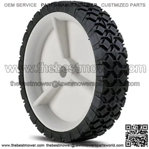 Lawn Mower Universal Wheel 6" X 1.50 Tread Diamond Hub Offset 1 3/8" Bore Size 1/2" Material Plastic AYP 583783601, STD333760 for Mowers