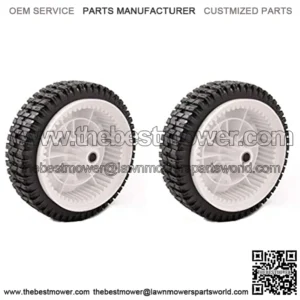 Set 2 Pack Lawn Mower Drive Wheels Replacement for Cratfsman 917.376460 917.371722 917.378742 917.376450 917.376741 917.376742 917.376723 Mowers 53 Tooth Gear, Sears Craftsman Husq Mower