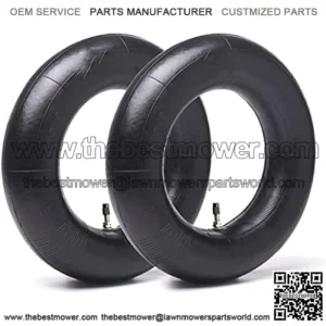 2 Pack 3.00/3.50-8 Replacement Inner Tubes with TR4 Valve Stem for pneumatic wheelbarrow wheel,cart wheel, garden cart, wagons - Made From Heavy Duty, Thick Premium Rubber