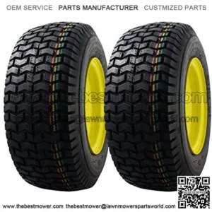 2 PACK 16x6.50-8 Front Tire Assembly Replacement for John Deere Riding Mowers