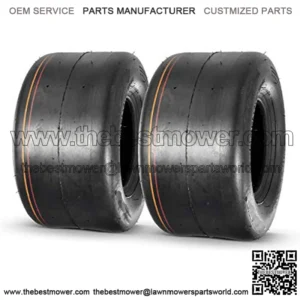 2 Pcs 13X6.50-6 Turf Tires for Lawn Tractor, 4 Ply, Tubeless