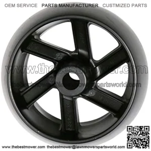 589527301 Wheel, Black/Gray/White/Yellow/Orange