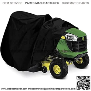 Riding Lawn Mower Cover, Waterproof Tractor Cover Fits Decks up to 54",Heavy Duty 420D Polyester Oxford, Durable, UV, Water Resistant Covers for Your Rider Garden Tractor 72"L x 54"W x 46"H