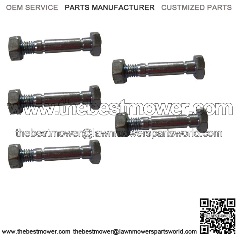 (5) Shear Pins & Bolts for Snapper 13865 7091550 91550 Snowthrowers Snowblowers