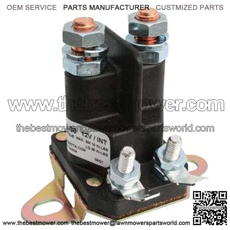 Toro Replacement Starter Solenoid - 4-Pole / 12 V / 5/16-24 - Replaces 28-4210/47-1910/110167