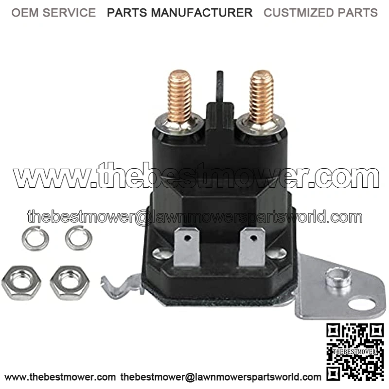 Solenoid Compatible with XT1 Lawn Mower - Starter Solenoid 12V Fit for MTD Troy Bilt XT1 XT2 ZT1 RZT Tractor and Craftsman Zero Turn Ride Mower, Replace 725-06153A 725-06153