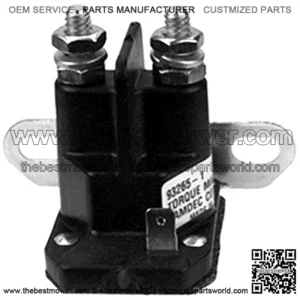 334009B Starter Solenoid for MTD and Toro Mowers, Replaces OEM #'s 725-1426, 925-1426, 9251426A, 112-0309, Black