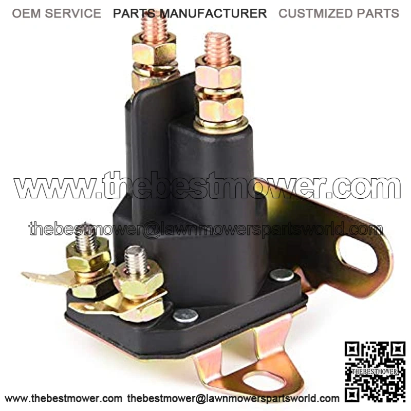 4 Pole Starter Solenoid Replaces Briggs & Stratton 5410K,Cub Cadet, Craftsman, 109946 MTD,Mower AM133094 AM138497, L100 L110 L118 L120 L130