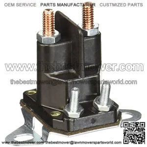 Oregon 33-334 Solenoid, 4 Post, Grey/Black