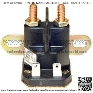 JR Power Equipment Starter Solenoid for L120, L110, Z425, L130, LA115, LA105, L100, Z445, LA145, Z225, L111, L118, LA125, LA135, LA120, LA110, L108, LA130, LA175, X110, LA140, Z645, X140, & L105