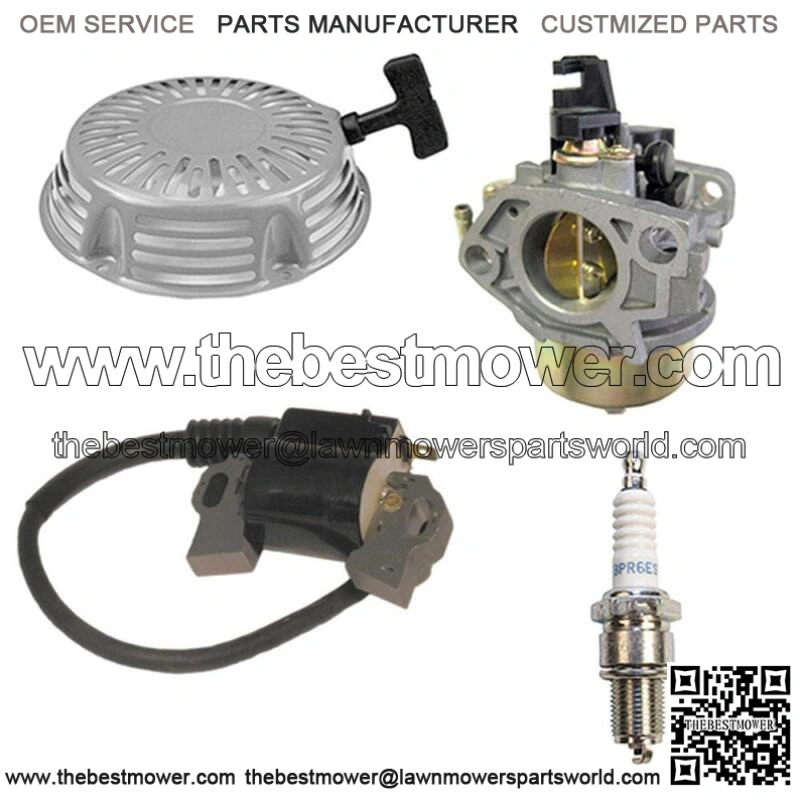 New Kit Fits Honda GX340 GX390 Carburetor Ignition Coil Recoil Spark Plug