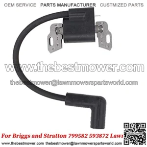 Lawn Mower Ignition Coil Replacement Part Fits for Craftsman,Troy-Bilt, MTD, Yard Machines, Poulan, Murray, Weed Eater, and Bolens Ignition Coil(as Shown)
