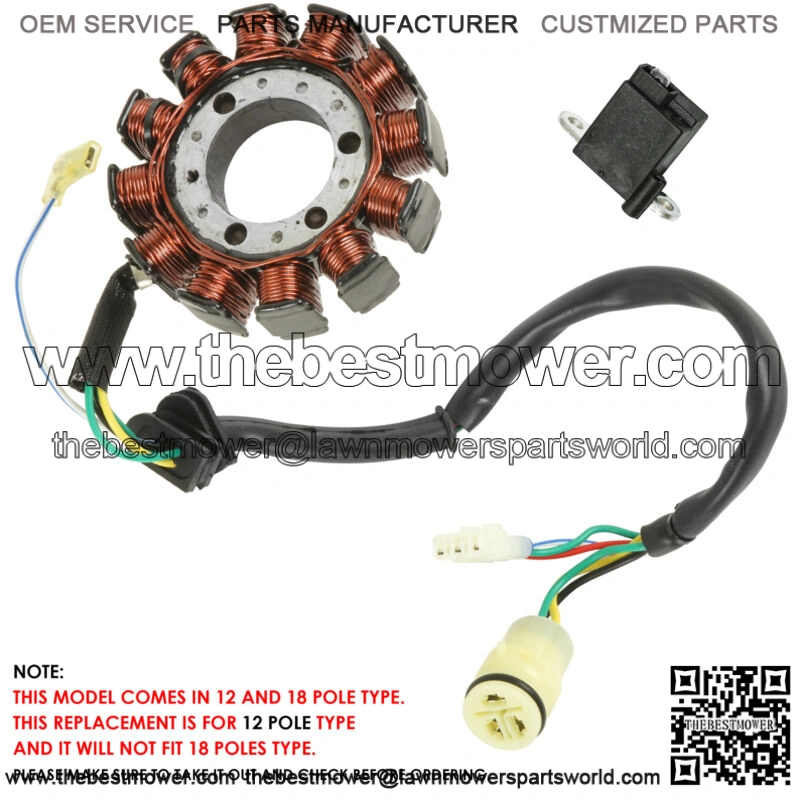 Stator & Pickup Coil for Honda TRX300FW Fourtrax 300 1988-2000 **12 Pol** (Fits: Honda)