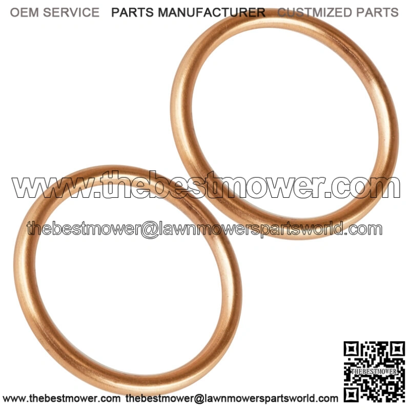 2 Exhaust Pipe Gaskets for Honda ATC350X 1985 1986 (Fits: Honda)