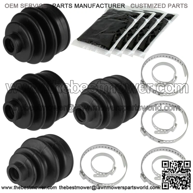 2 Front Axle Outer Inner CV Boot Kit for Honda TRX500FA Foreman Rubicon 500  (Fits: Honda)