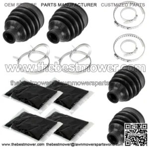 2 Front Axle In Out CV Boot Kit fits John Deere RSX850i RSX860E RSX860i RSX860M