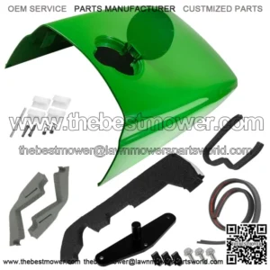 Hood w/ Fuel Door Catch Foam Mounting Pad Seal Kit for John Deere 4200 4300 4400