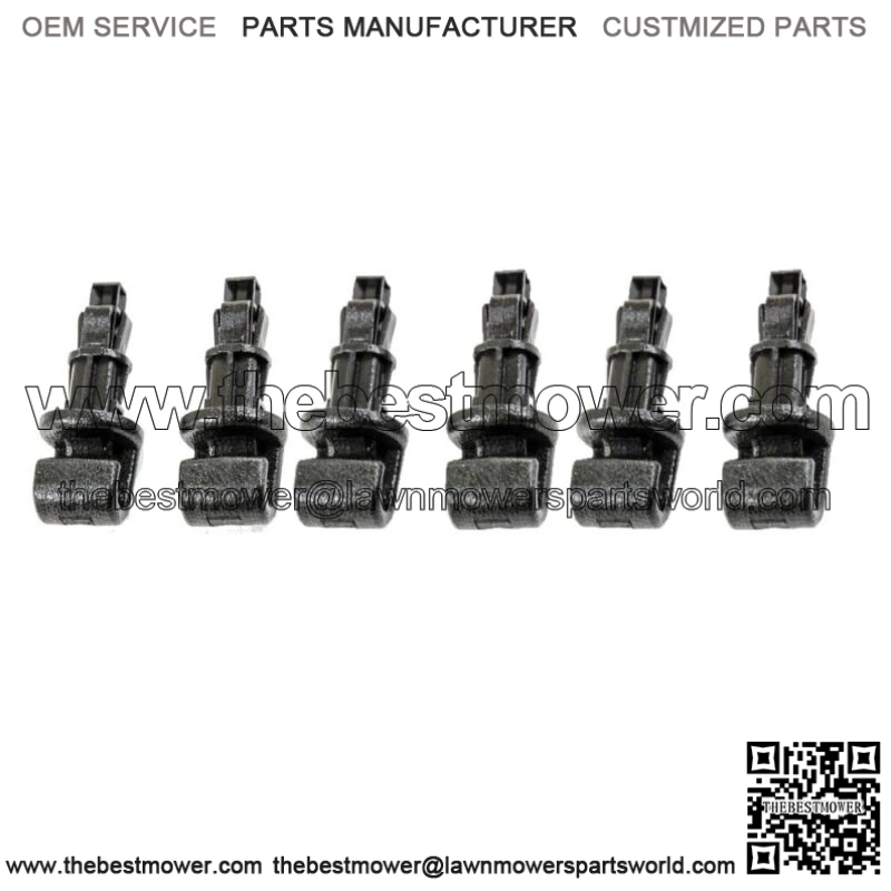 (x6) Sunshade Hook Black Fits Honda Odyssey Sliding Door 83715SHJA21ZA