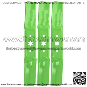 LawnRAZOR Blade for 942-05052A Cub Cadet RZT S50 XT1 GT50 LT50 XT2 Troy Bilt Medium Lift 50 inch Deck 3 Pack