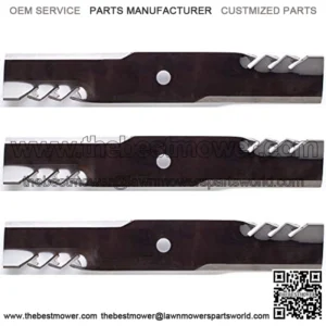 3PK Oregon 396-719 G6 Gator Blades for 54" M143520, M145516, M152726