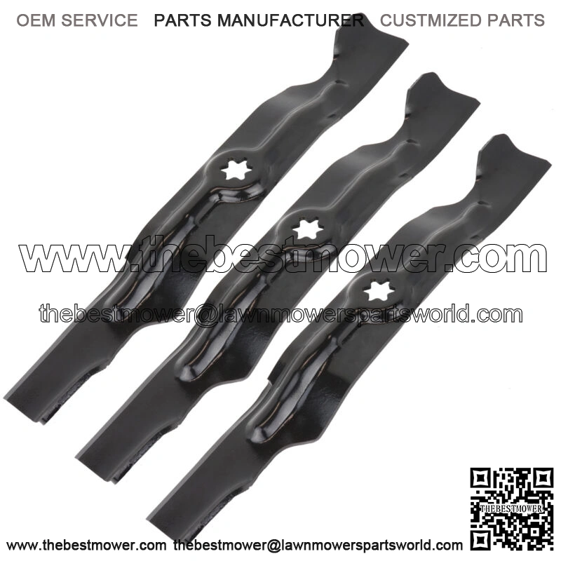 3 Lawn Mower Blade For MTD Troy Bilt Tb2450 Big Red HOrse Super Bronco Rzt 50