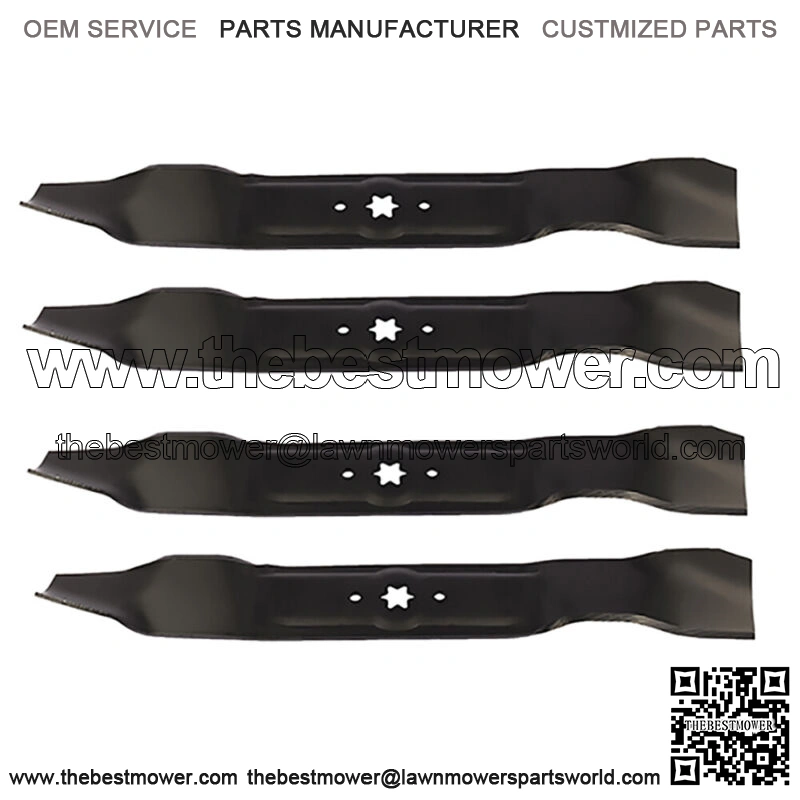 Four Mulching 42 Cut Blades Fits Cub Cadet MTD Fits Toro Troy Bilt Deck Lawn Mow