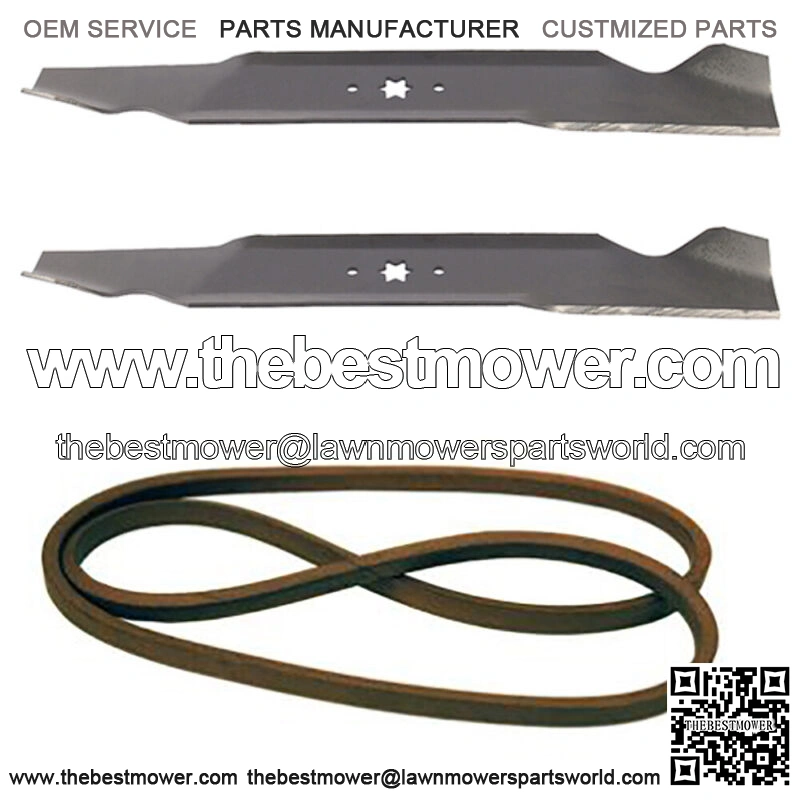 46" Lawn Mower Deck Blade Belt Combo Kit for Troy Bilt Horse XP