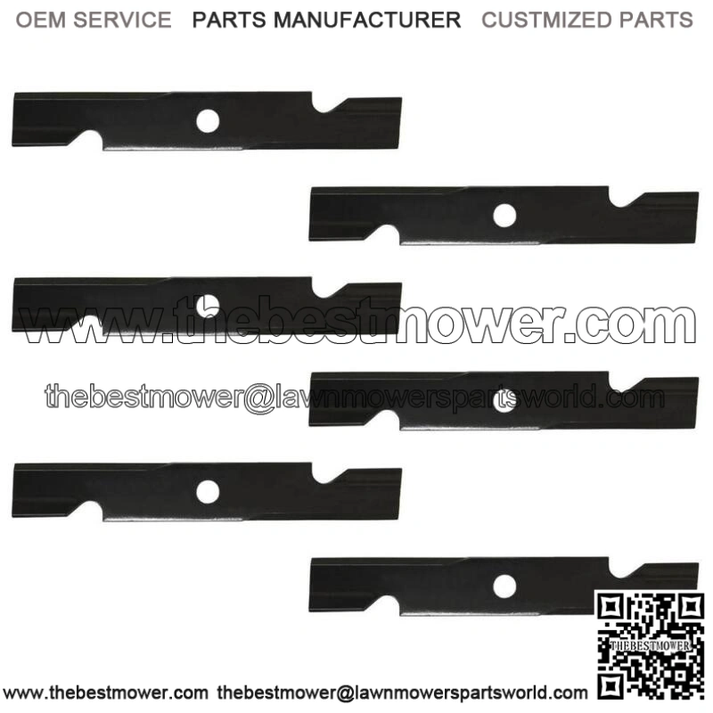 (6) 92-029 48" Deck Lawn Mower Blade 16-1/4" 15/16" Fits Exmark Fits Toro