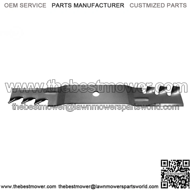 One (1) New 17-1/2" X 5/8" Mulching Lawn Mower Blade Fits Toro Models 112-9759