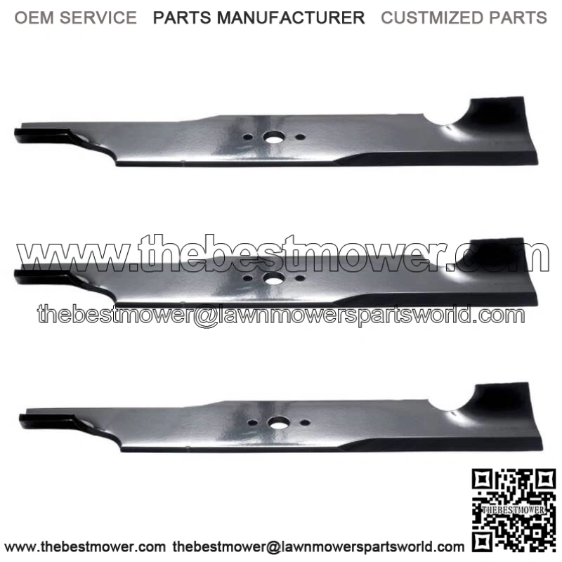 3 Fits Hi-Lift Blades for 32 48" Deck Snapper Pro 5020843 S50X Giant Vac 0640 Fe