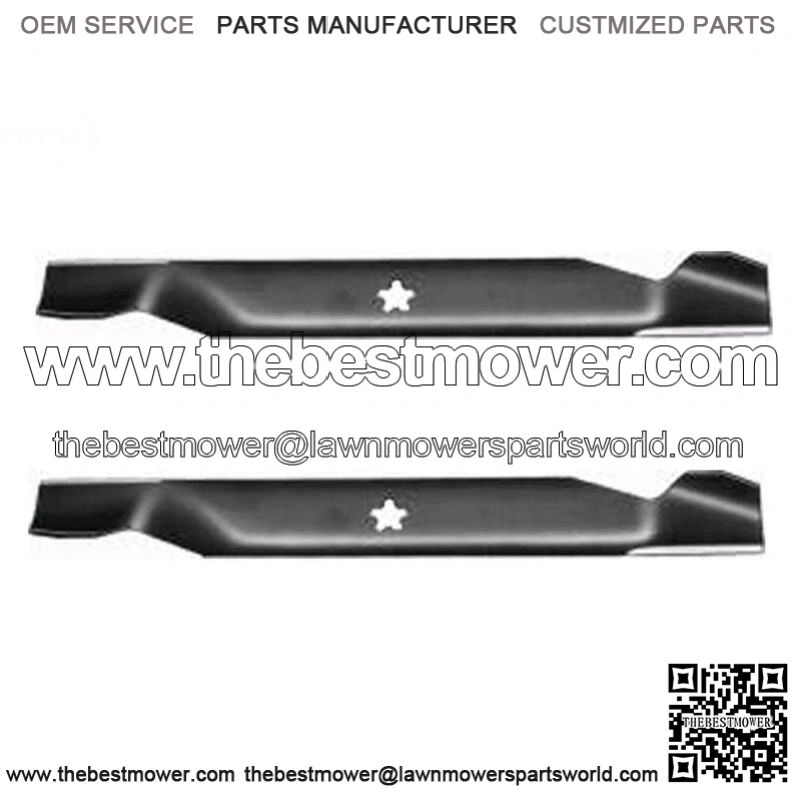 (2) 532138497 Craftsman Mower Deck Blades 38" cut 917287010 917255522 917256851