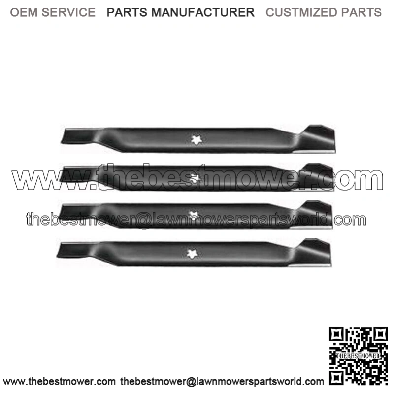 (4)- Notched Lift Blades for Sears Craftsman 42" Cut Mower Decks 138971 D178