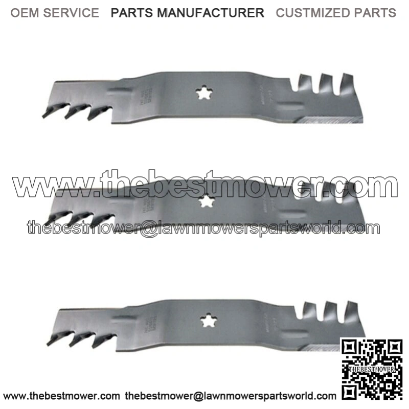 3 54" Mower Mulch Blades 187254 187255 187256 Fits Husqvarna Craftsman Poulan