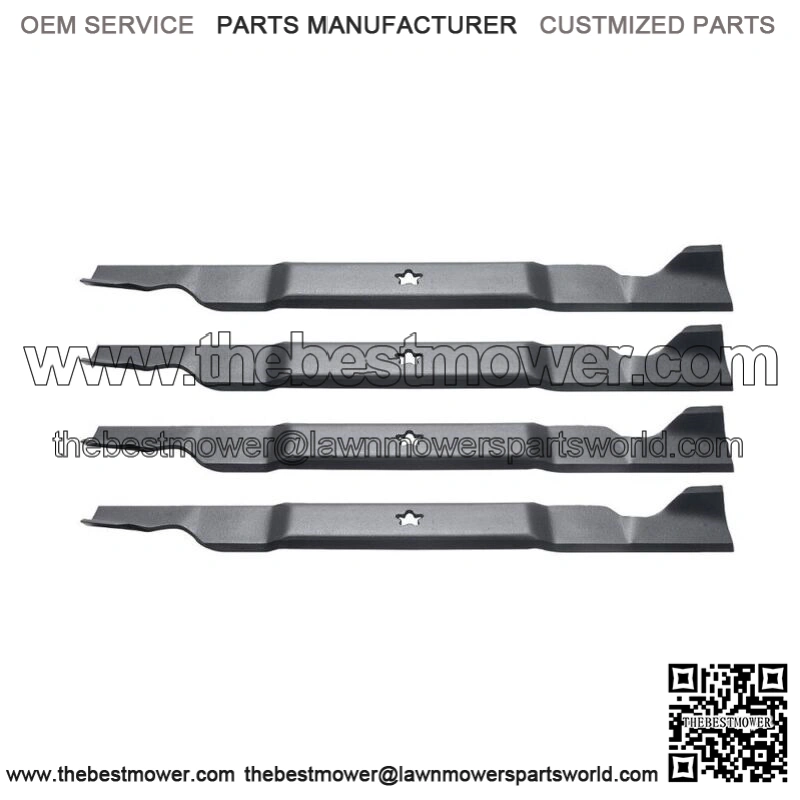 4 Pack Mower Blade Set for 46" Craftsman Bagger 405380 532 40 53-80 (12242)