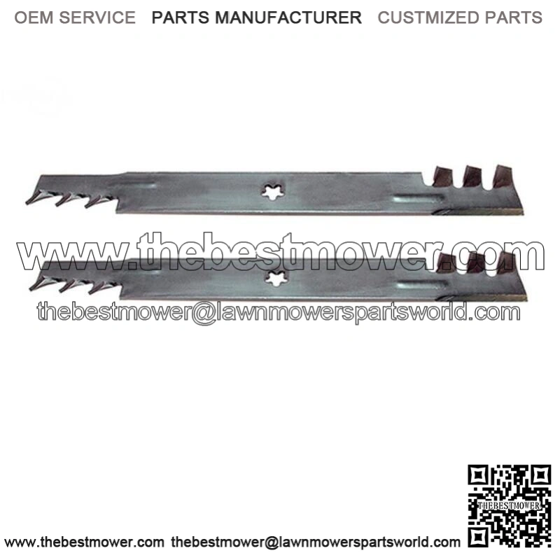 6422 SET OF 42 STAR HOLE CRAFTSMAN LAWN MOWER Fits Gator BLADES 134149 138971"