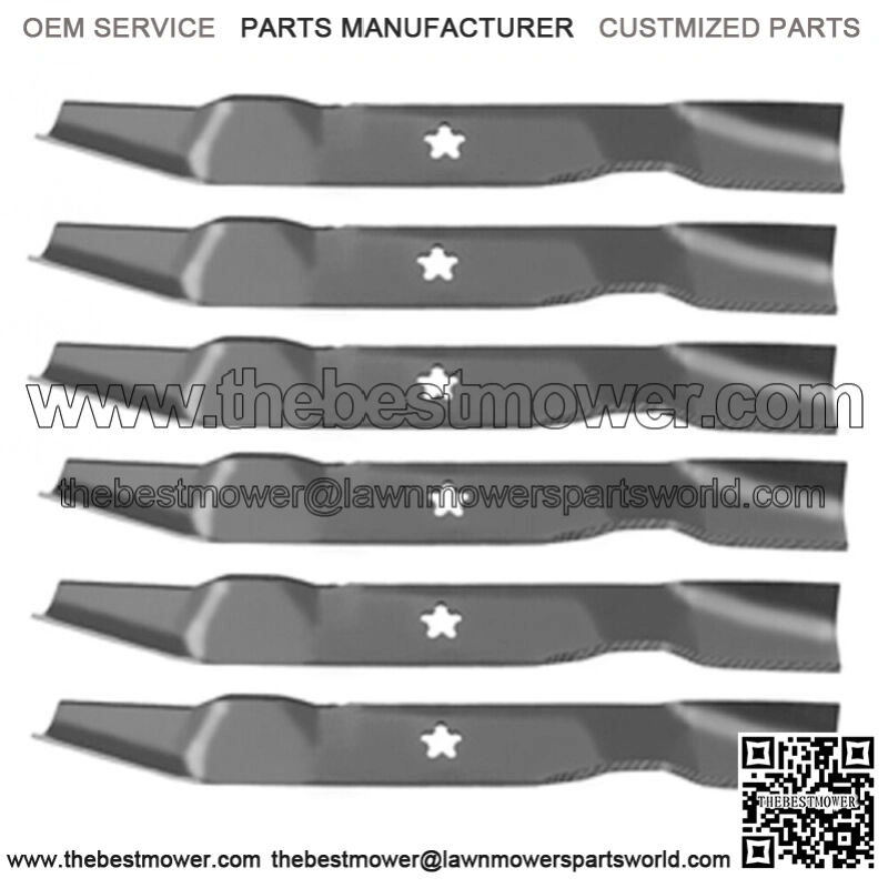 6PK 95-005 Lawn Mower Mulching Blades Fits 134149 422719 532134149