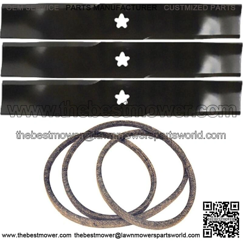 Belt & Blades Kit fits Craftsman 48" DYT4000 180808 174369 173921 532180808