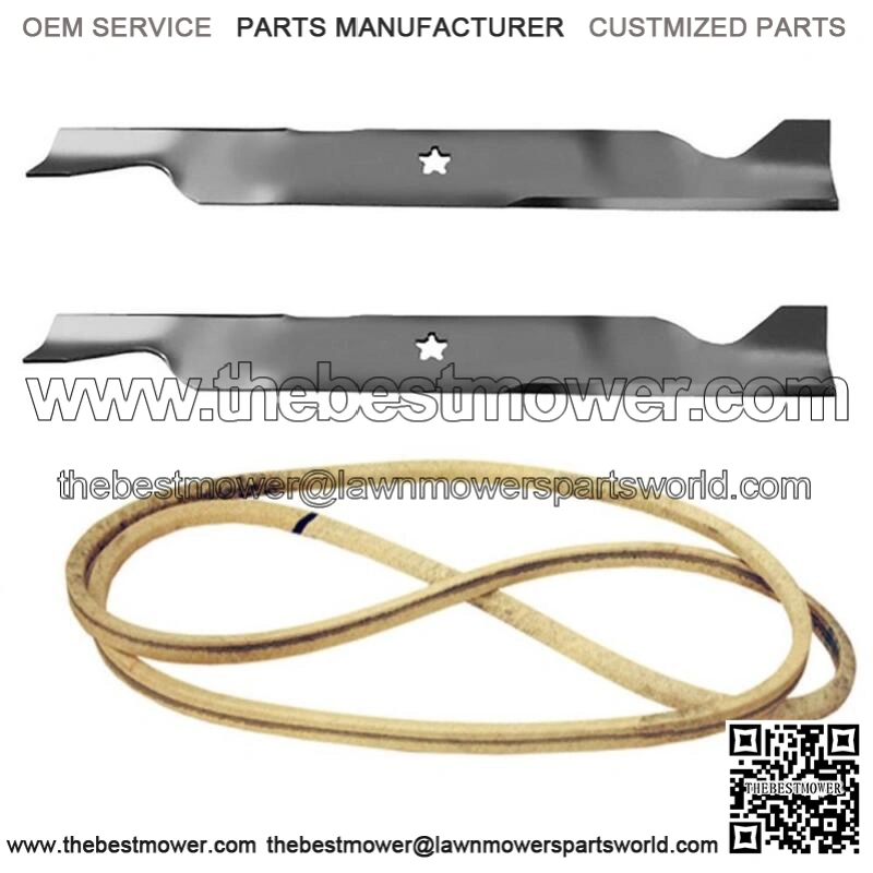 Fits Craftsman 46" 2 Blade Mower Deck Blade & Belt Maintenance Kit