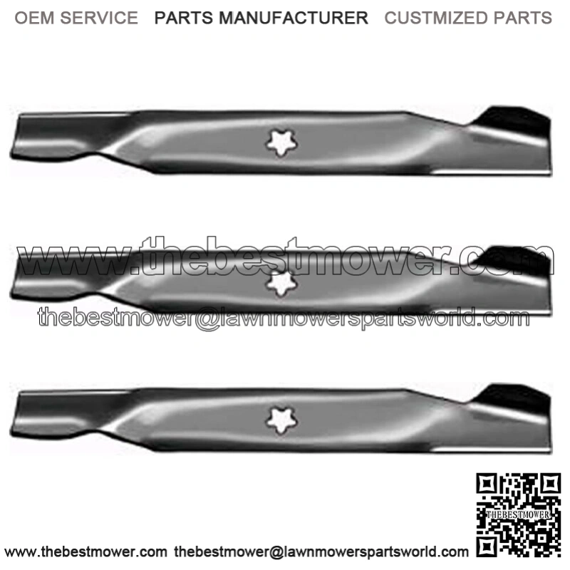 Set of (3) - Mower Blades for Craftsman 50" Cut Deck 137380 w/ Star CH 137380