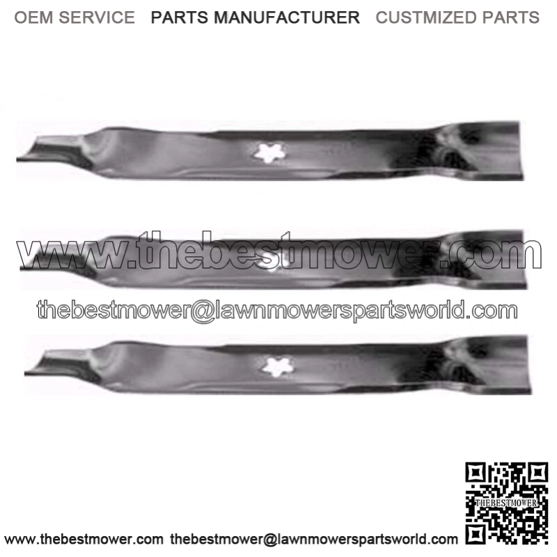 Set of 3 46 FITS Craftsman Poulan Mower Blades 163819 & 152443 (6437)"