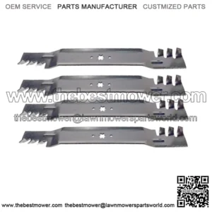 Mower Deck Mulch Blades Fits Cub Cadet XT1 LT46 XT2 LX46 46″ Deck