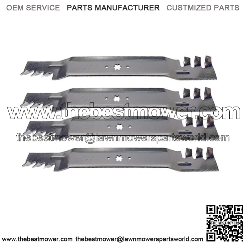 Mower Deck Mulch Blades Fits Cub Cadet XT1 LT46 XT2 LX46 46″ Deck