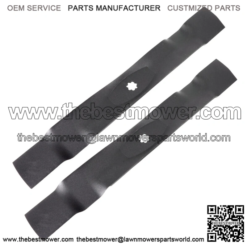 2 Deck Blade For John Deere 102 105 107 115 125 135 D100 D105 (21 3/8"L - 2.6"W)