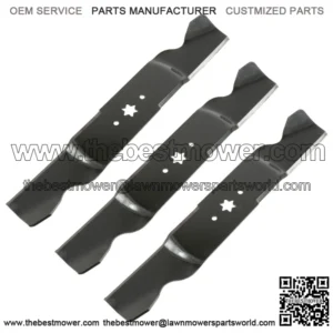 3 Blade For MTD Cub Cadet Slt5400 GT2550 Gt954 Rzt54 Ztl8000 GT2754Kh 54 Deck