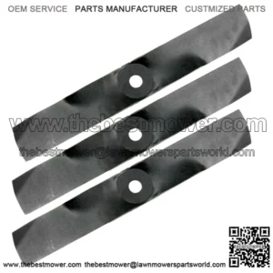 3 Deck Blade For John Deere M115495 M111522 M113517 M135589 M76466 16 1/2" - 2.5