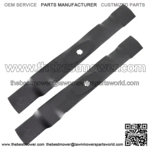 2 Deck Blade For John Deere GX22151 Gy20850 Am137333 Am137328 Am141033